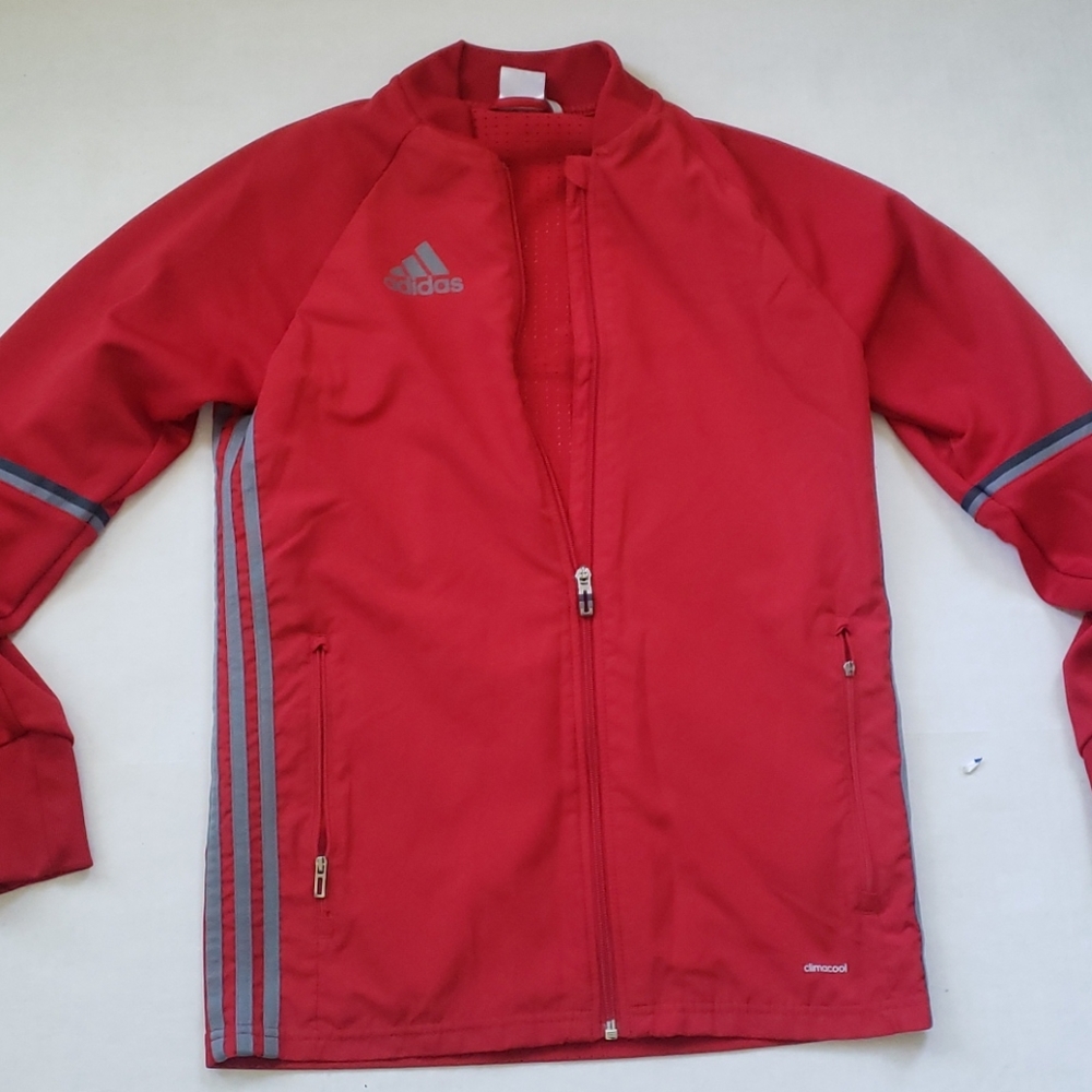 Adidas red climacool jacket